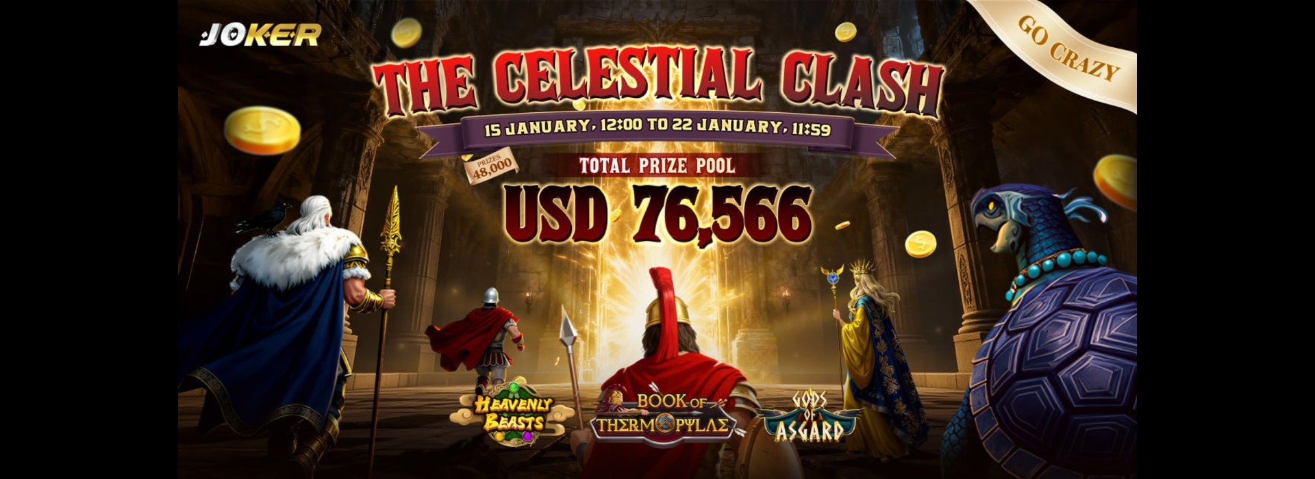 The Celestial Clash: Joker Go-Crazy Competition